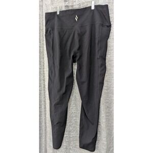 Skechers Los Angeles 2XL Black Wide Leg Women's Athletic‎ Pants Stretchy Pull On
